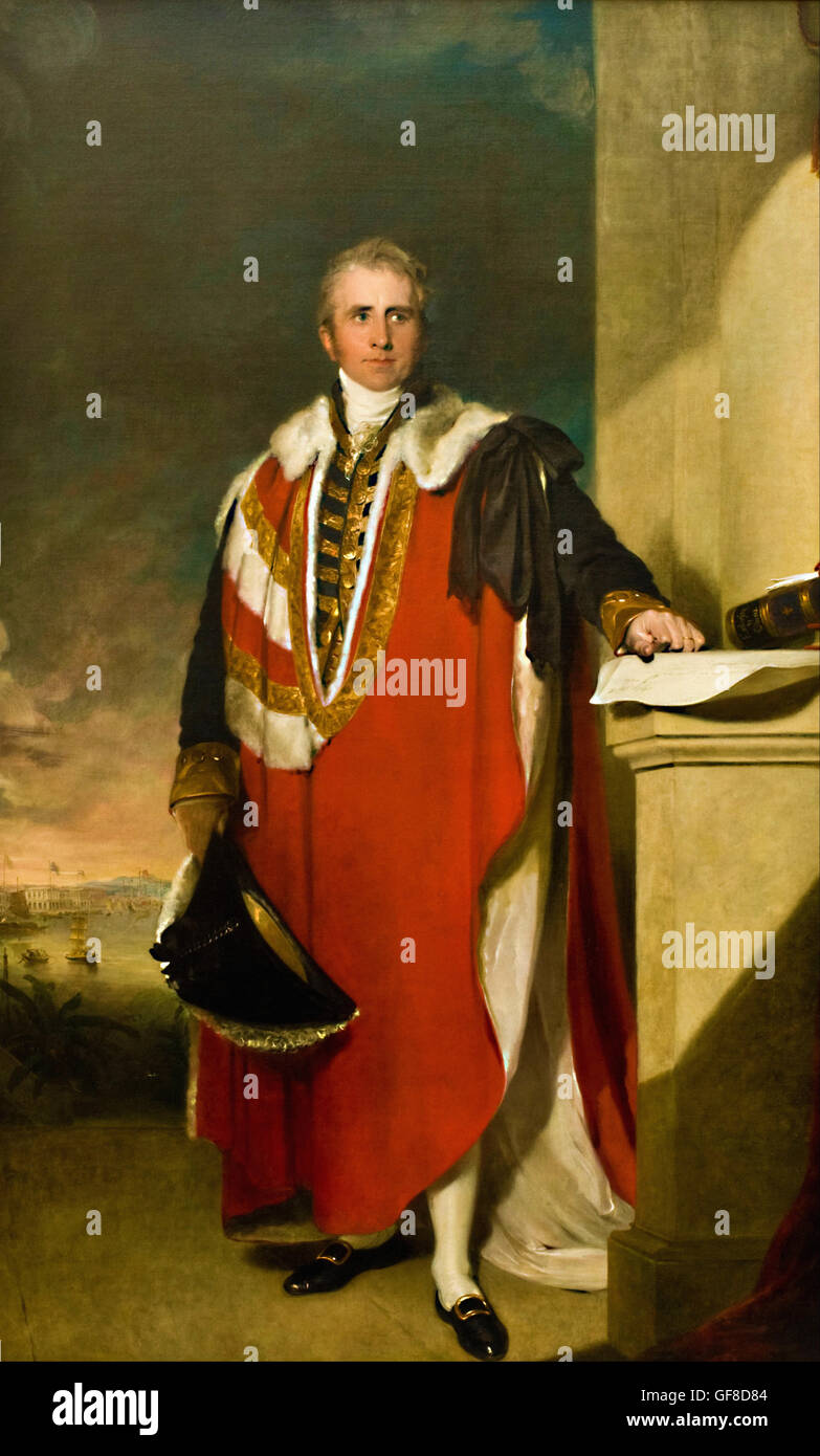 Sir Thomas Lawrence - Lord Amherst Banque D'Images