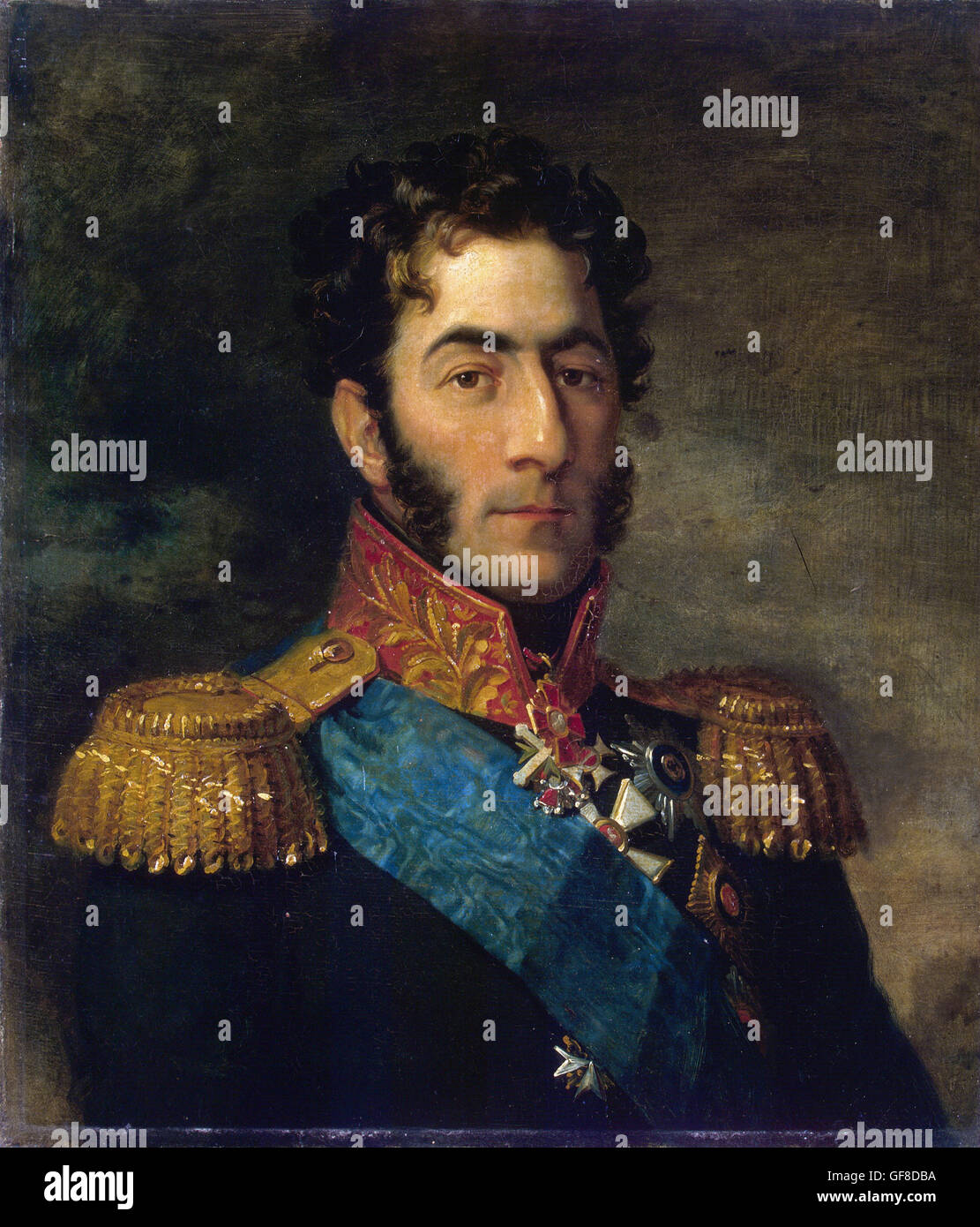 George Dawe - Portrait du général Piotr Bagration (1765-1812) Banque D'Images
