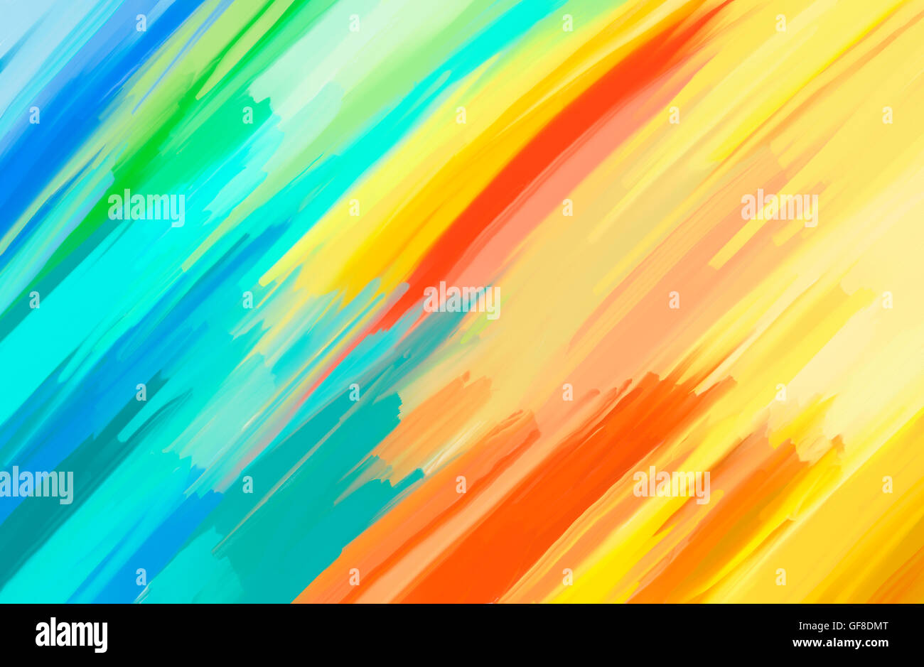 Peinture numérique Abstract Colorful Background texture Banque D'Images