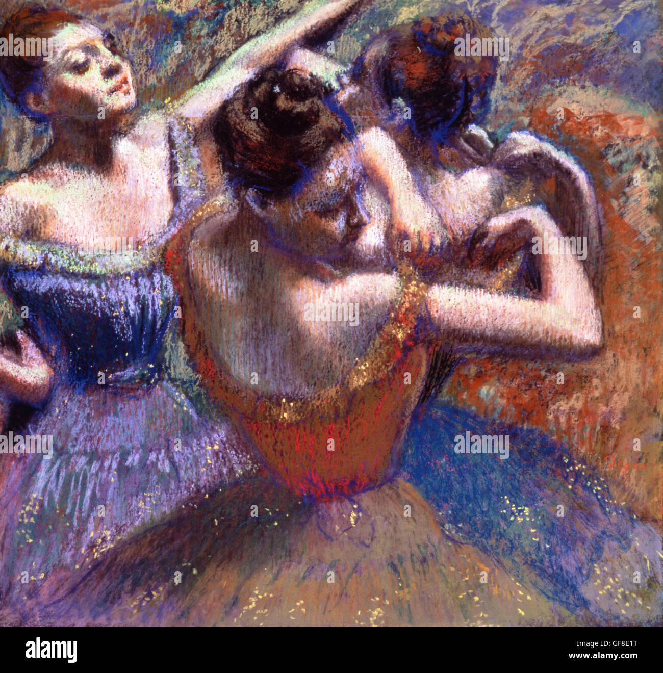 Edgar Degas - danseurs Banque D'Images