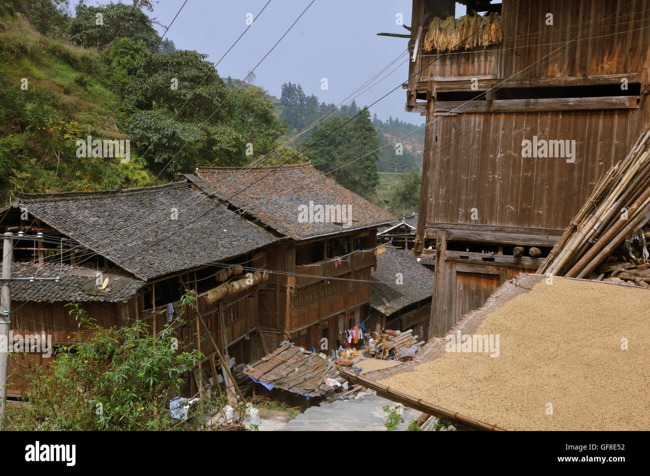 Village de Jitang Banque D'Images