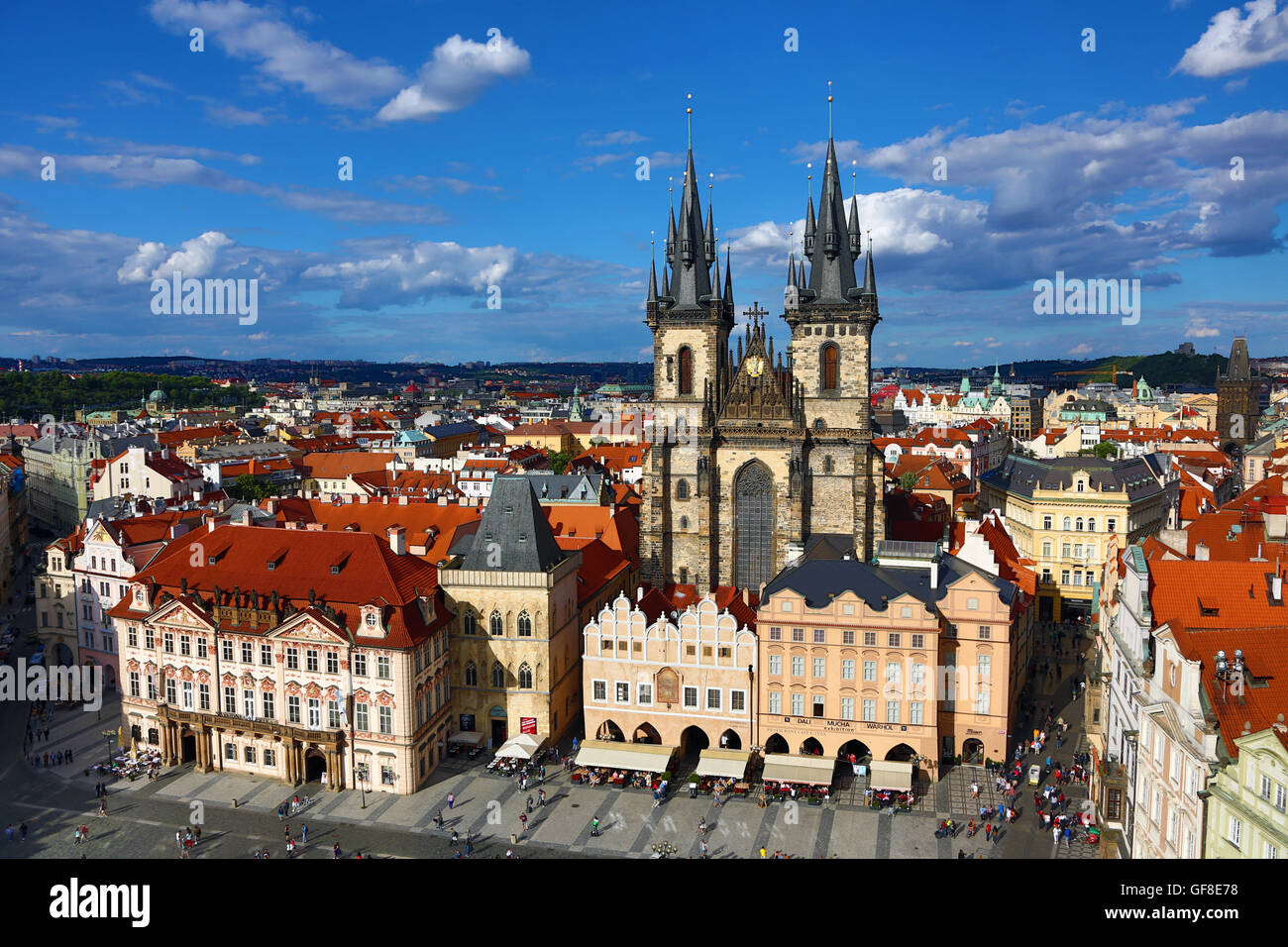 Église Notre Dame avant Tyn, Old Town Square, Prague, République Tchèque Banque D'Images