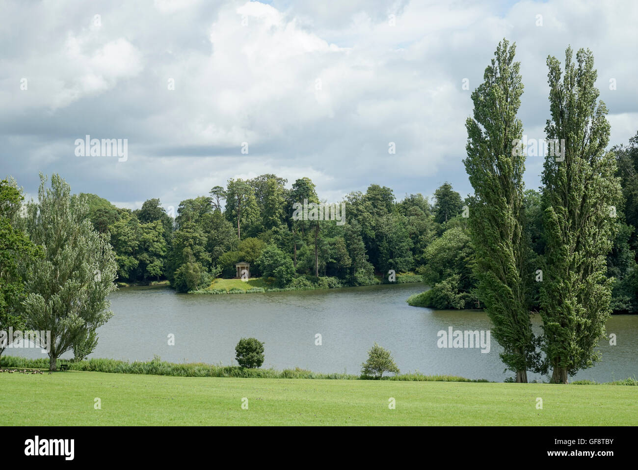 Bowood Lake, Calne, Wiltshire -1 Banque D'Images
