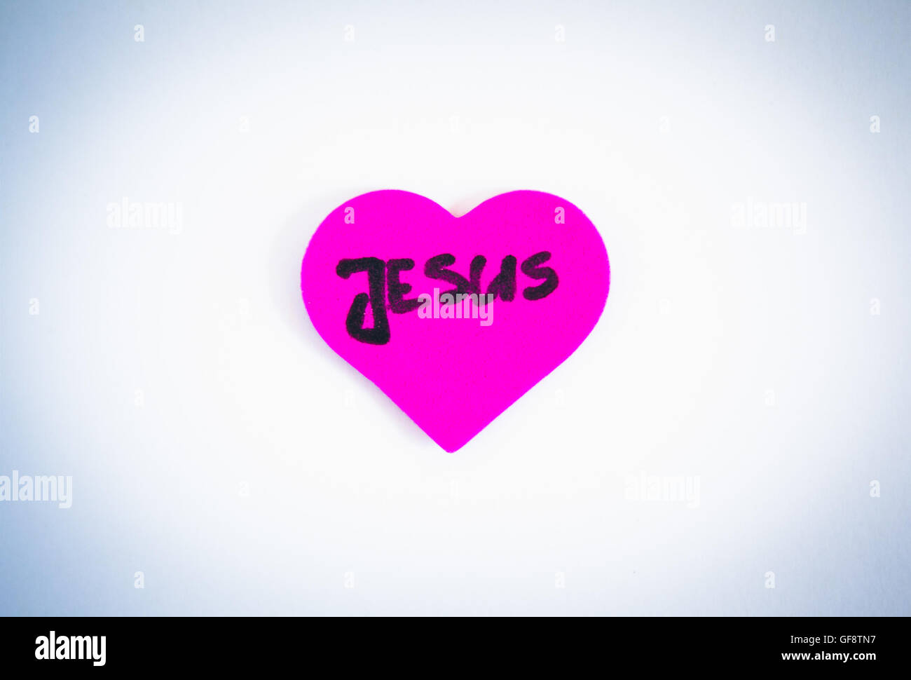 Jésus love heart Banque D'Images