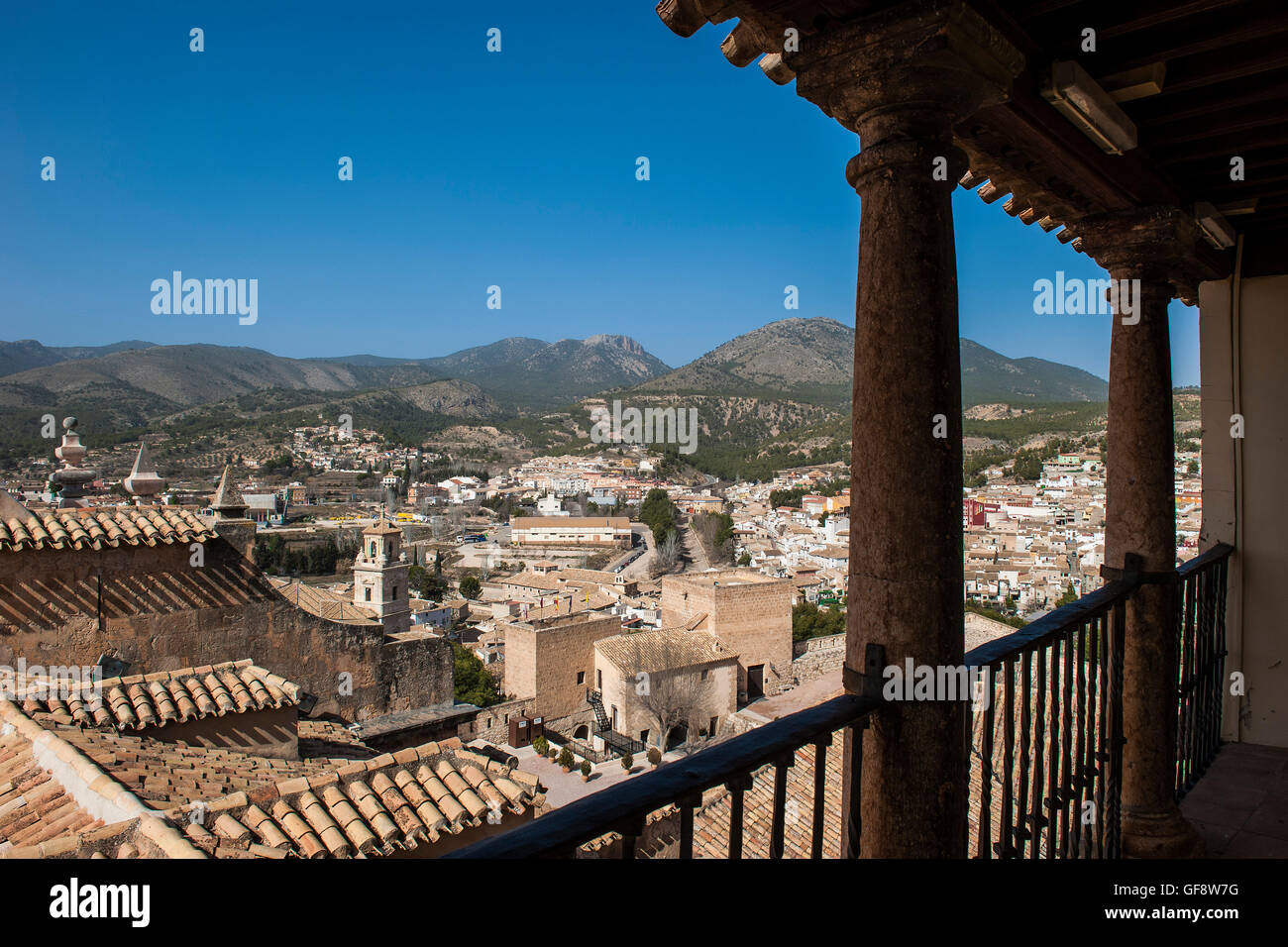 L'Espagne, région de Murcie, Caravaca de la Cruz, paysage urbain Banque D'Images