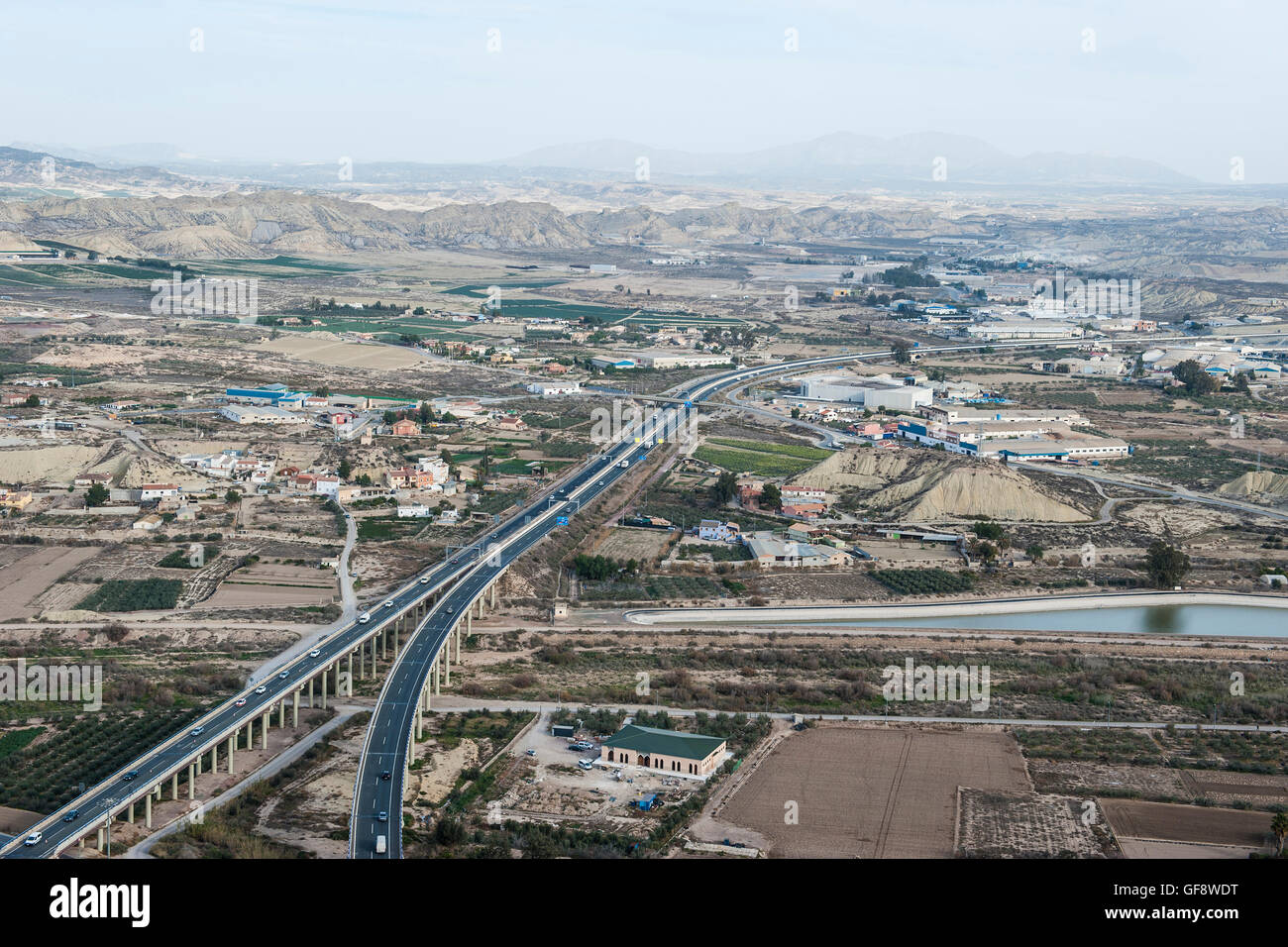 L'Espagne, région de Murcie, Lorca, paysage Banque D'Images
