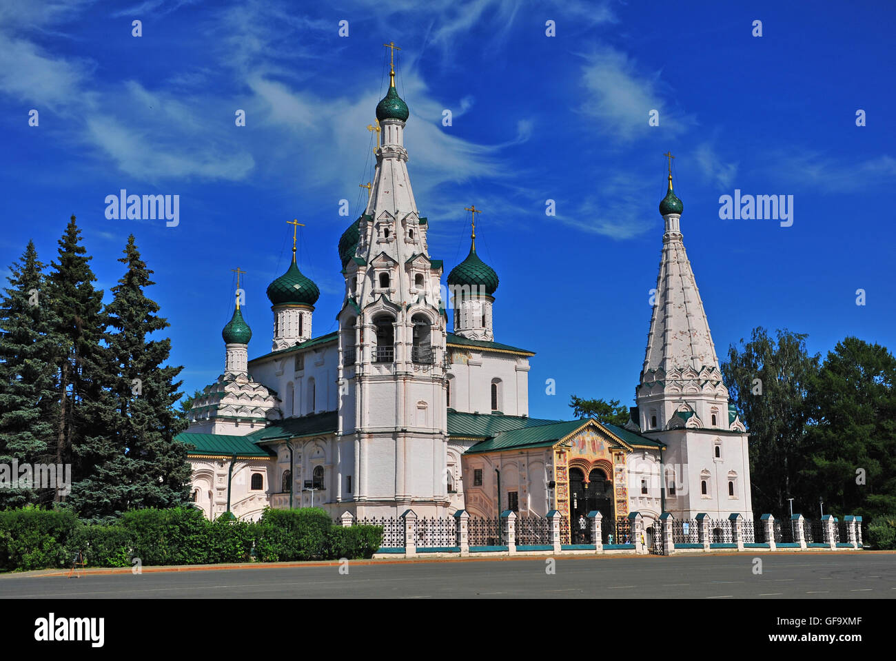 Église du prophète Élie à Yaroslavl ville, Russie Banque D'Images