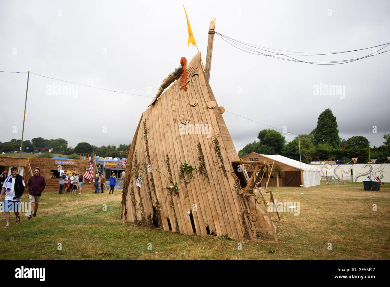 Hertfordshire, Royaume-Uni, le 29 juillet, 2016. Standon appelant Festival, Hertfordshire, Royaume-Uni. Credit : Sean Hood/Alamy Live News Banque D'Images