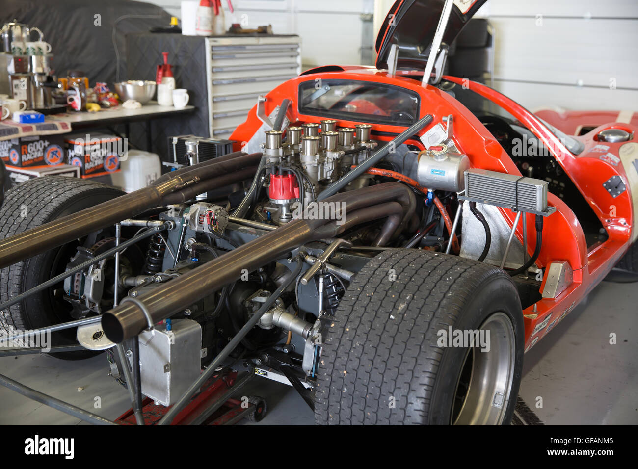 Towcester Silverstone,UK,,30 Juillet 2016,dans le pitts à Silverstone Classic 201 Crédit : Keith Larby/Alamy Live News Banque D'Images