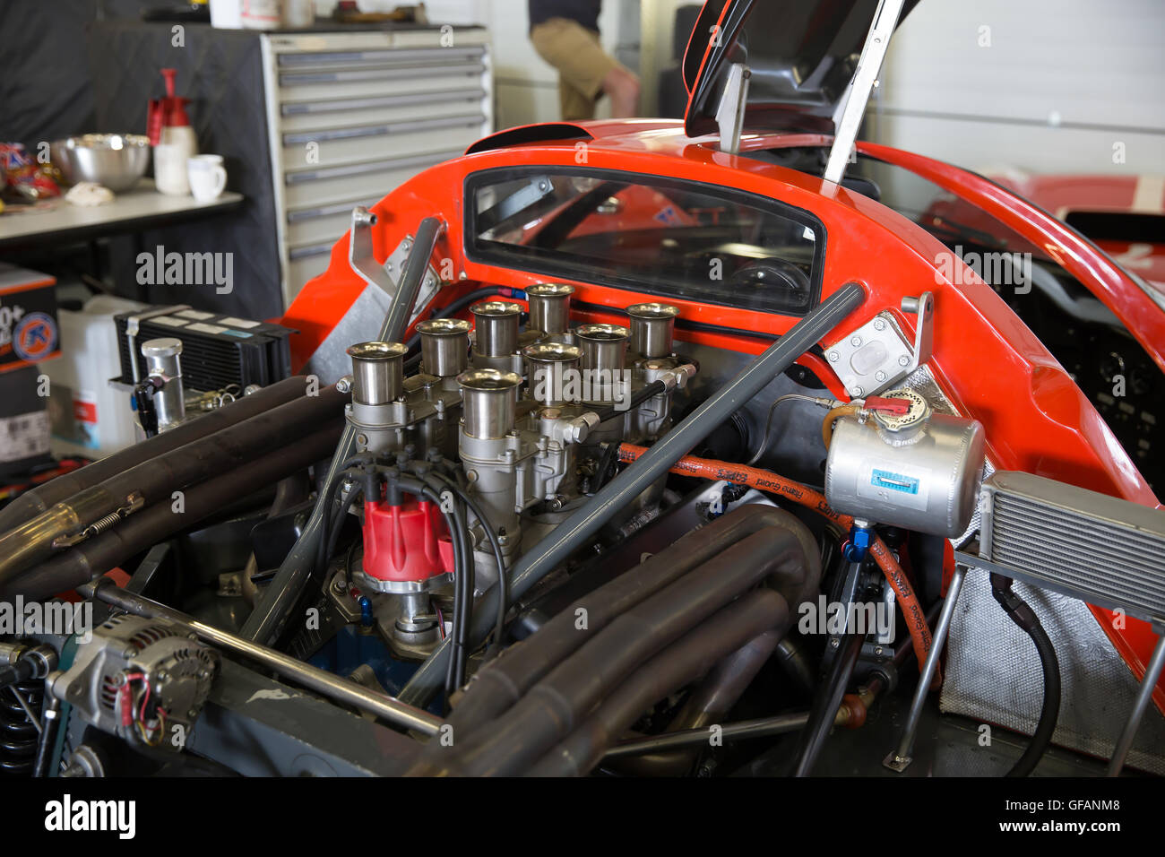 Towcester Silverstone,UK,,30 Juillet 2016,dans le pitts à Silverstone Classic 201 Crédit : Keith Larby/Alamy Live News Banque D'Images