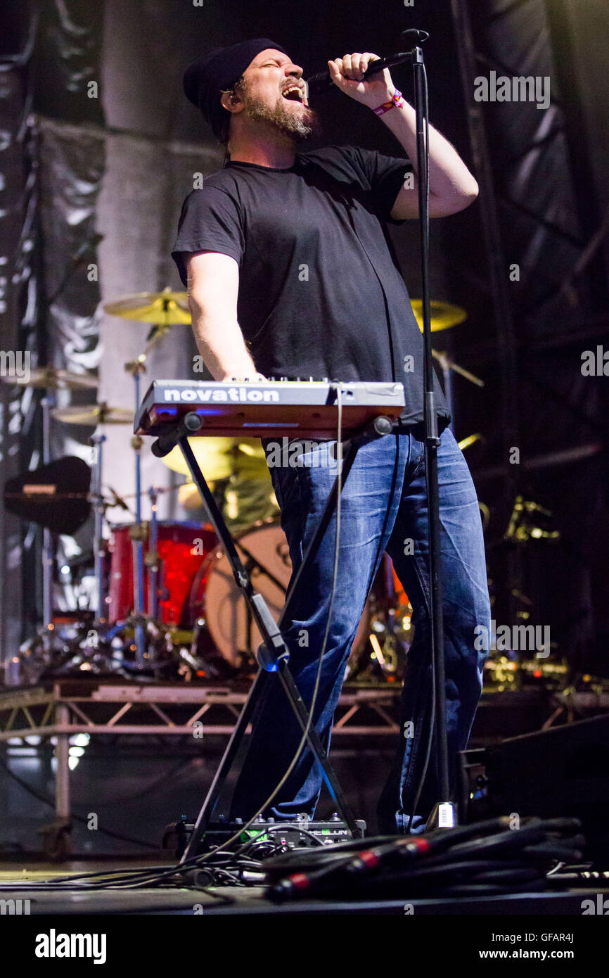 Charlton Park, Royaume-Uni. 29 juillet, 2016. John Grant effectue au festival WOMAD, 29 juillet 2016. Crédit : Adam Gasson/Alamy Live News Banque D'Images