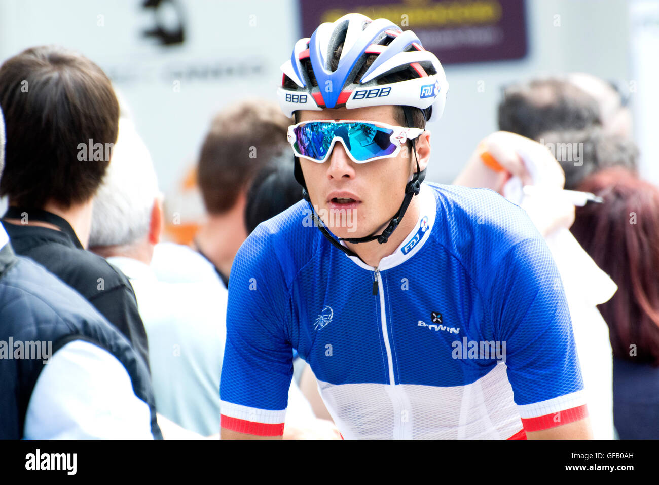 San Sebastian, Espagne. 30 juillet, 2016. Arthur Vichot (FDJ) au cours de la 36e édition de la Clasica San Sebastian (classique de San Sebastian), une course d'un jour de 2016, l'UCI World Tour à Mayor le 30 juillet 2016 à San Sebastian, Espagne. Crédit : David Gato/Alamy Live News Banque D'Images