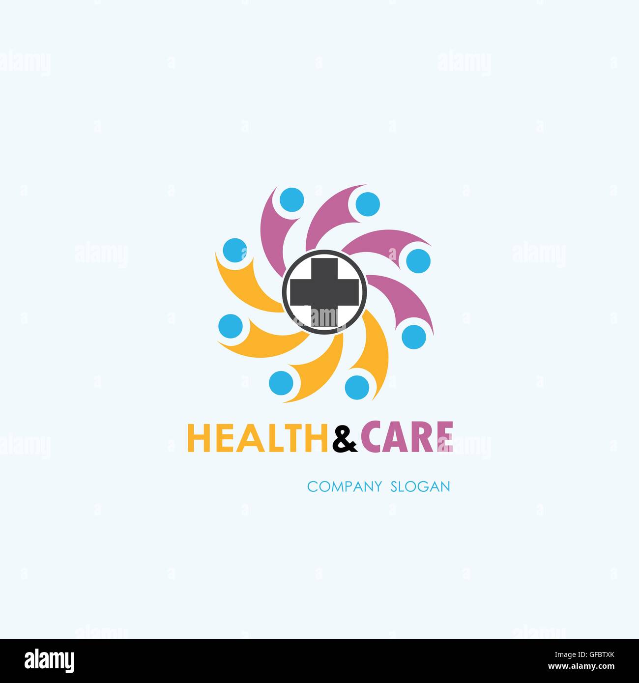 Soins de santé et sciences médicales,symbole de vie sain.template.logo Vector Vector illustration Illustration de Vecteur