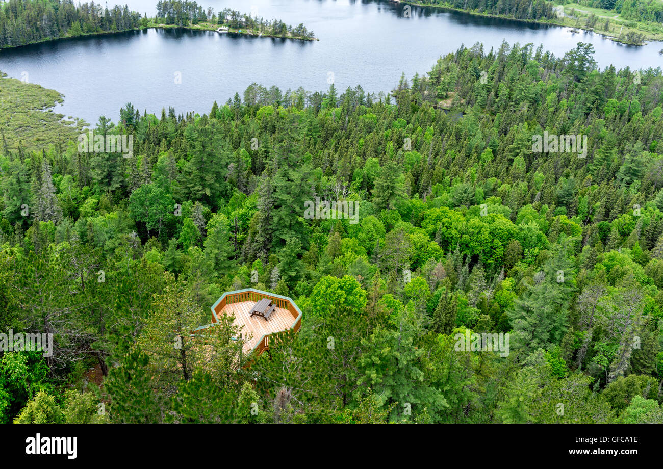 Contryside ontario canada point de vue nature belvedere Banque D'Images