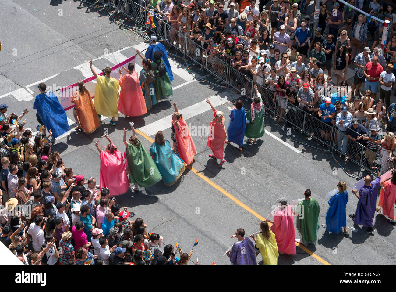Gay Pride Toronto 2016 Banque D'Images