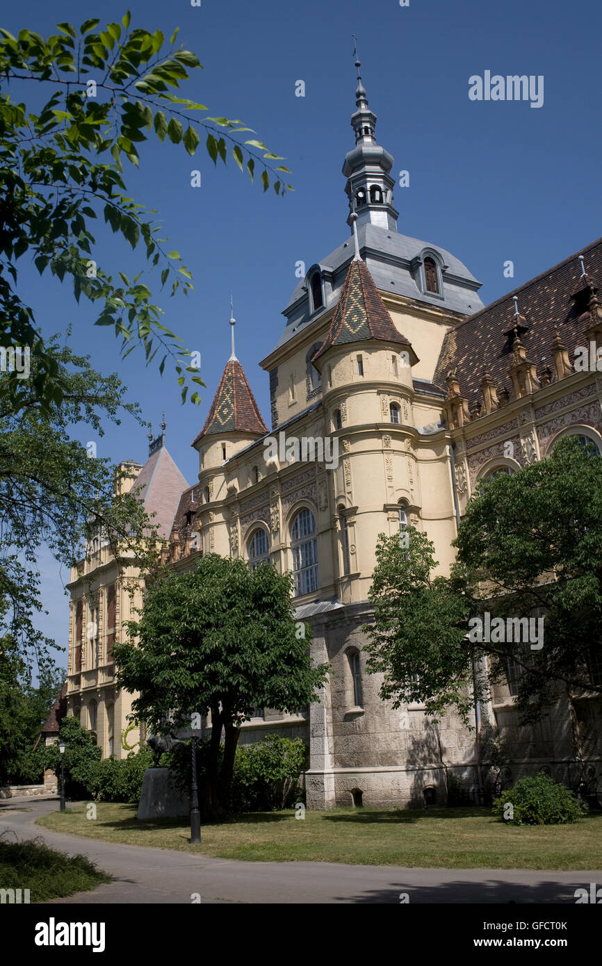 Musée de l'agriculture hongroise, partie sud du château Vajdahunyad Banque D'Images