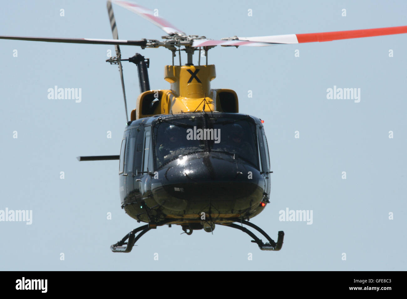 Un hélicoptère Griffin également utilisé par le prince William au cours de formation au pilotage d'hélicoptère de la défense de l'École de pilotage. Banque D'Images