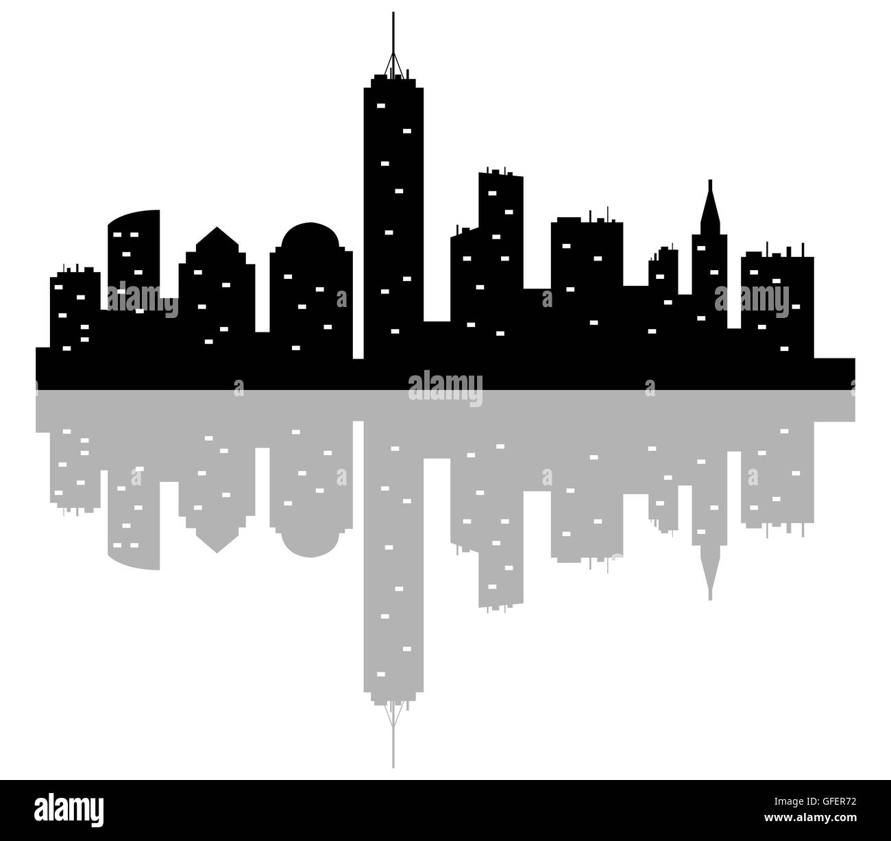 Toits de new york Banque D'Images