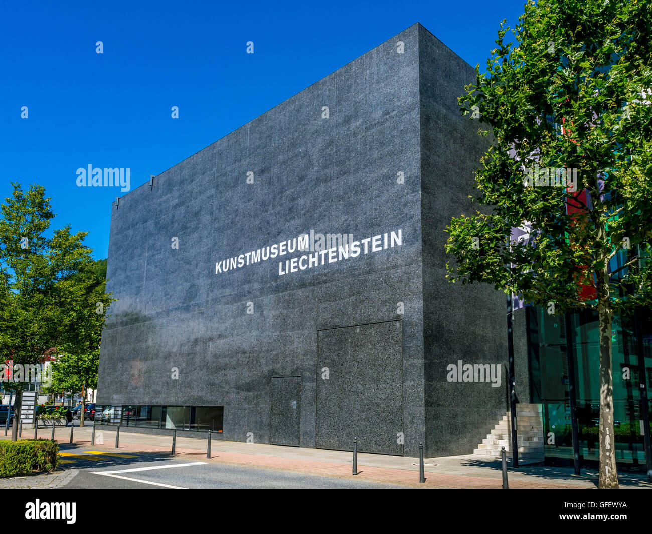 Musée d'Art, Vaduz, Principauté de Liechtenstein, de l'Europe Banque D'Images