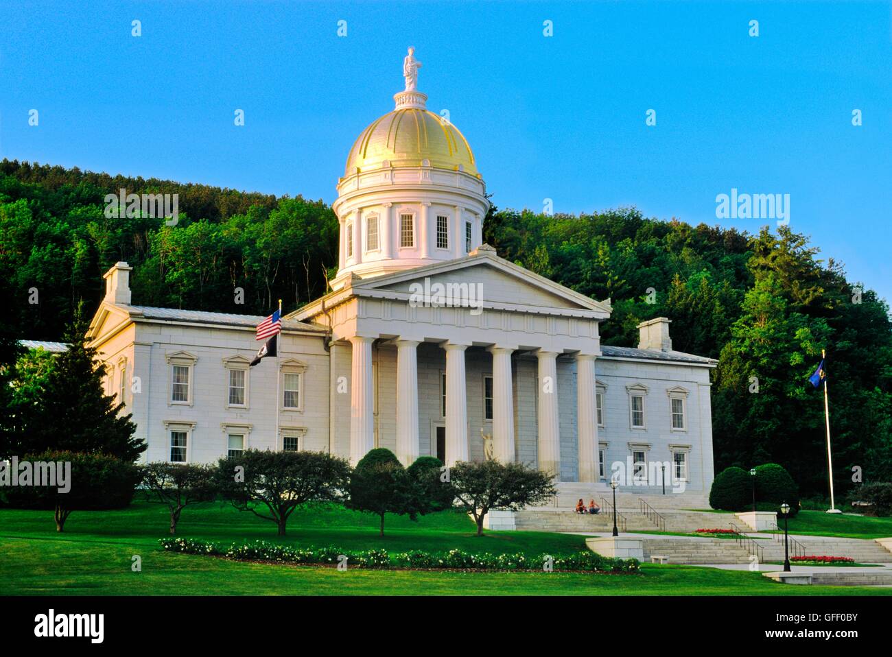 Vermont State House dans la ville de Montpellier, capitale de l'état de New York, New England, USA Banque D'Images