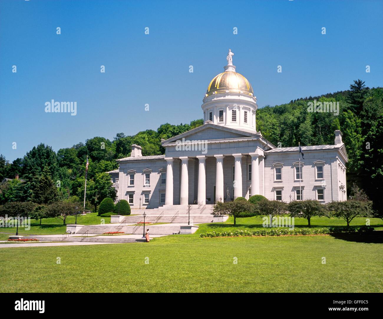 Vermont State House dans la ville de Montpellier, capitale de l'état de New York, New England, USA Banque D'Images