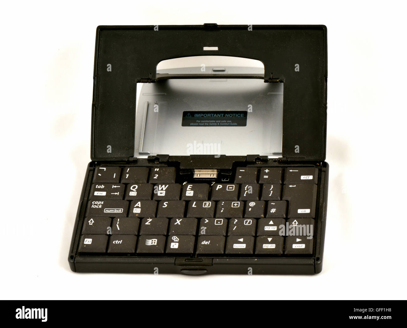 Clavier portable pour l'ancien ordinateur de bureau HP Compaq ipaq PDA  organiseur personnel smart device Photo Stock - Alamy