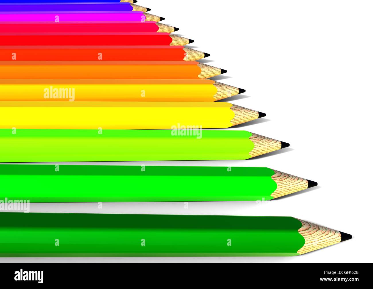 L'image de rendu 3D représentant un fond de couleur Banque D'Images