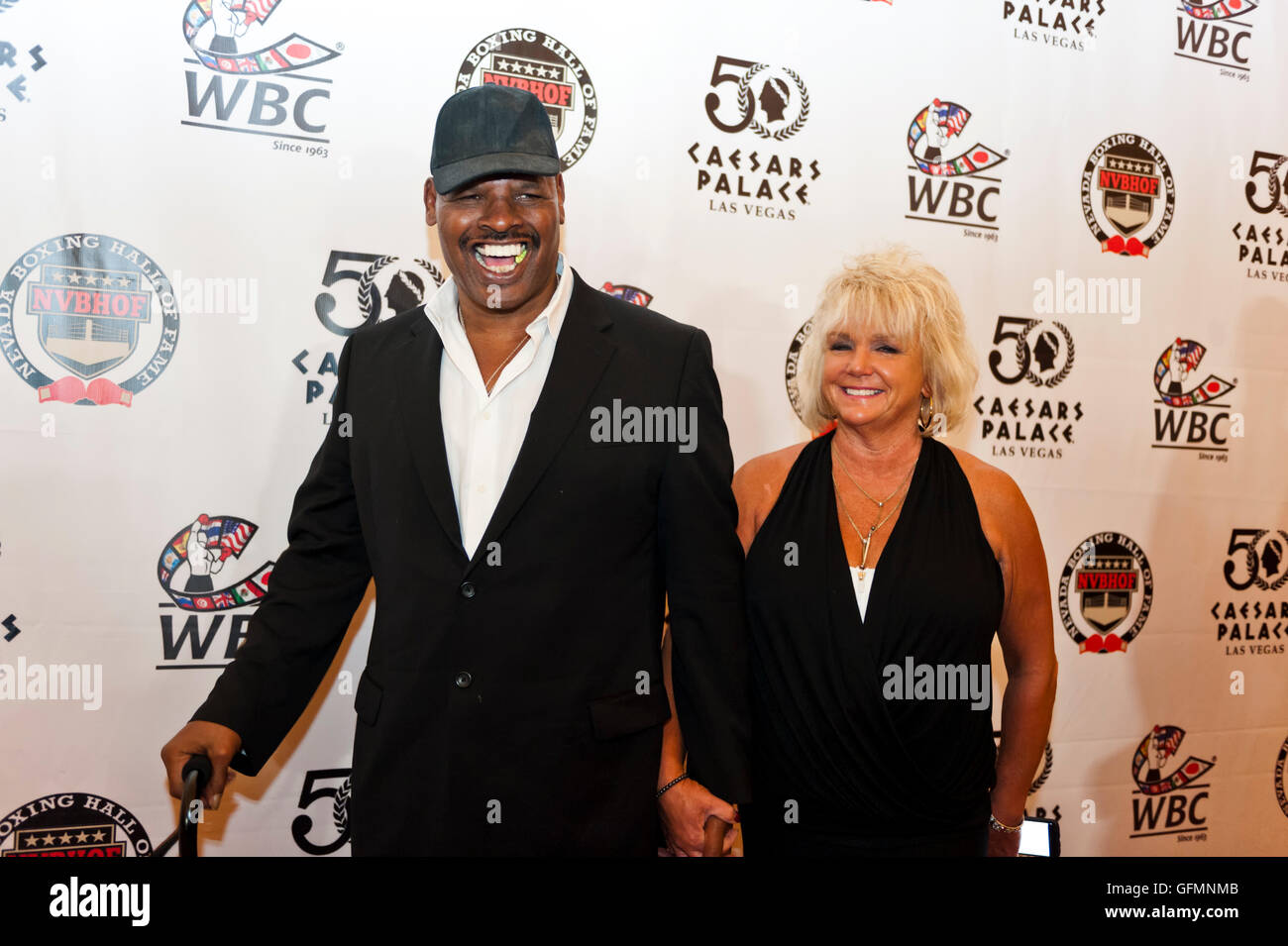 Las Vegas, Nevada, USA. 30 juillet, 2016. Leon Spinks sur le tapis rouge lors de la 4e édition Nevada Boxing Hall of Fame Intronisation Crédit : Ken Howard/Alamy Live News Banque D'Images