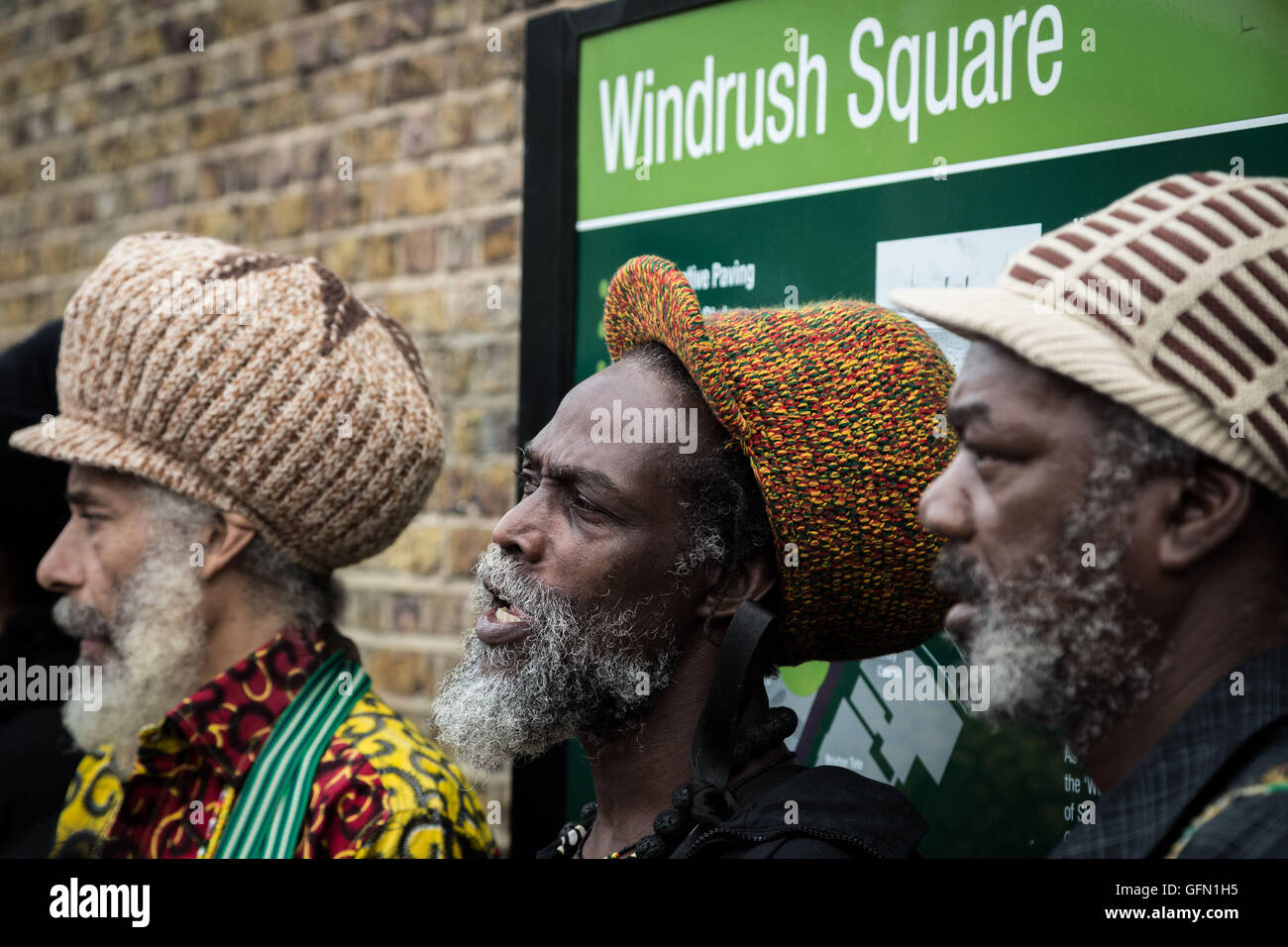 Londres, Royaume-Uni. 1er août 2016. Afrikan annuelle La Journée de l'émancipation des réparations à partir de mars, Brixton Sud London Crédit : Guy Josse/Alamy Live News Banque D'Images