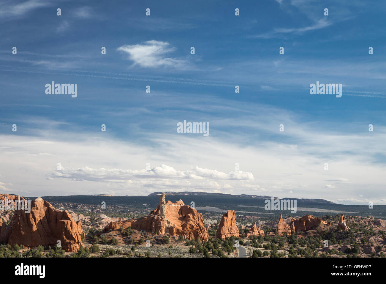 Big Sky sur Kodachrome Basin State Park, Utah Banque D'Images