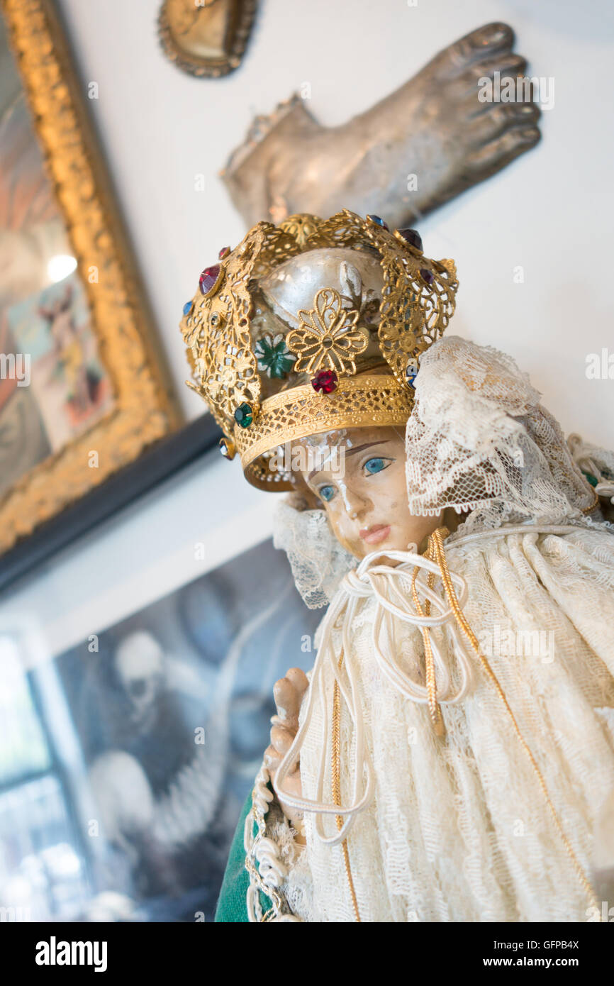 Les objets exposés au Musée d'Anatomie morbide dans Brooklyn, NY, centrée sur les décès d'art & objets provenant de partout dans le monde. Le musée a fermé Banque D'Images