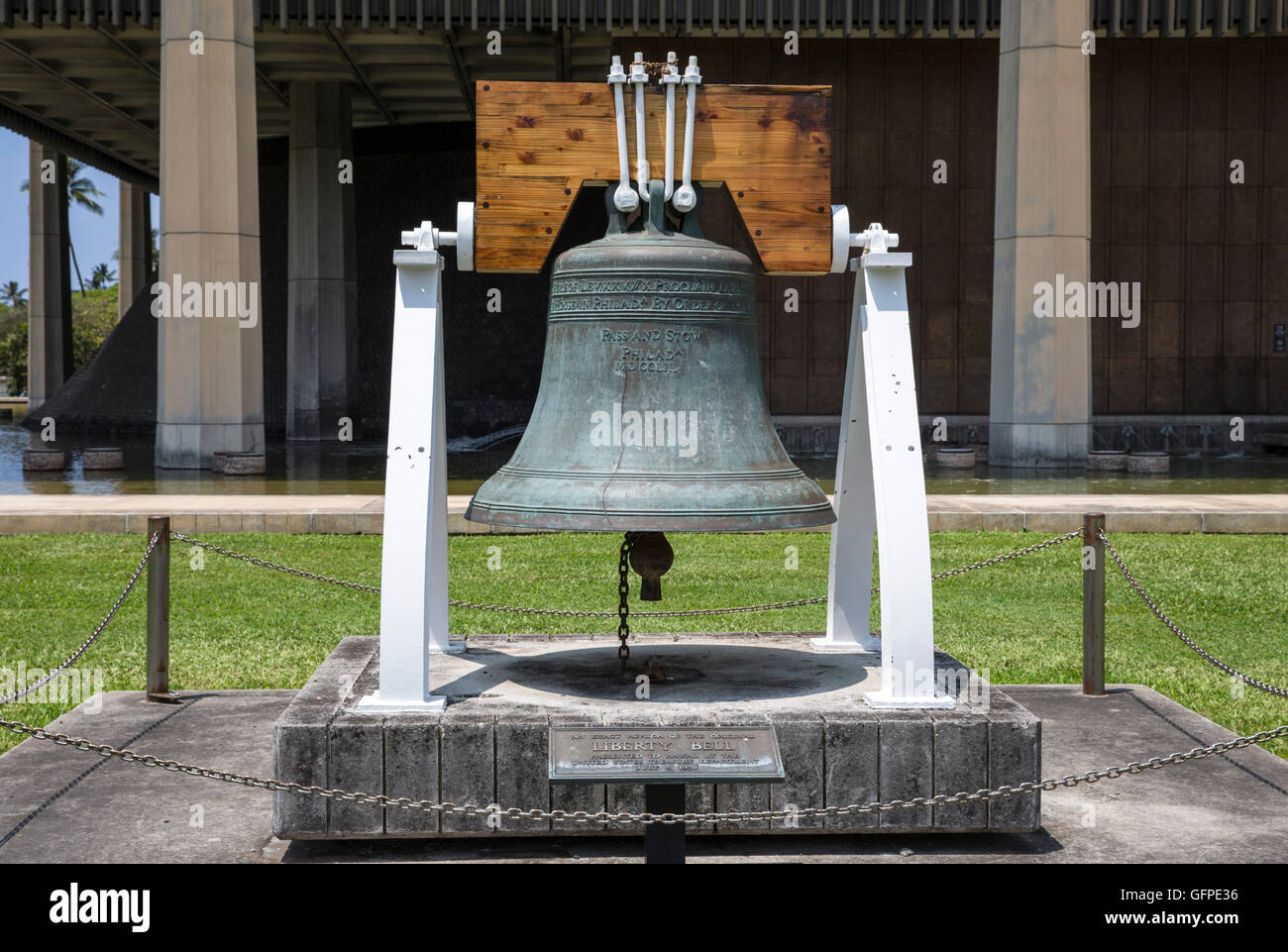 Liberty Bell, State Capitol Building, New York, USA, samedi, 07 mai, 2016. Banque D'Images