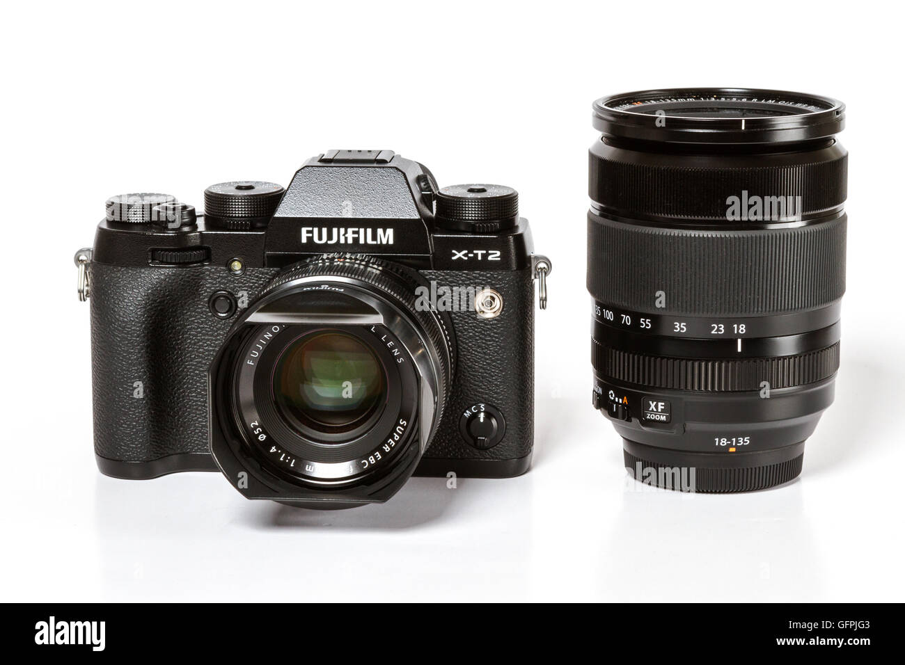 Photo de FUJIFILM X-T2, 24 mégapixels, caméra vidéo 4K mirrorless, avec 118-135mm, 3.5-6.5 zoom Banque D'Images