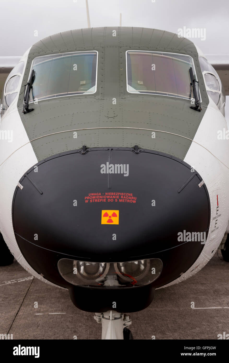 La marine polonaise une-28 assiste à la RNAS Culdrose Journée de l'air dans le cadre de l'exposition statique Banque D'Images