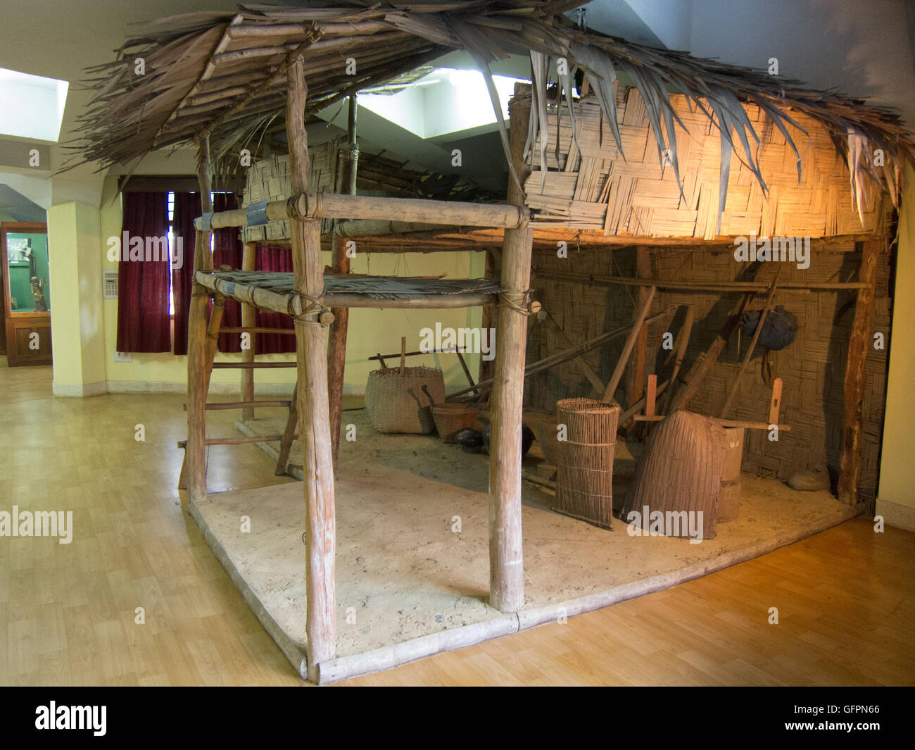 Musée anthropologique à Port Blair, Andaman (Inde) Banque D'Images