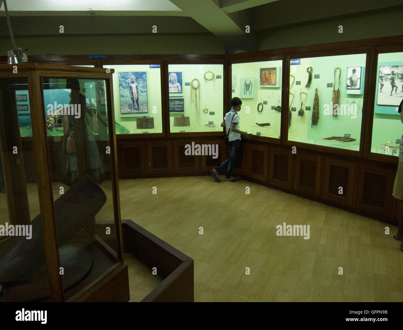 Musée anthropologique à Port Blair, Andaman (Inde) Banque D'Images