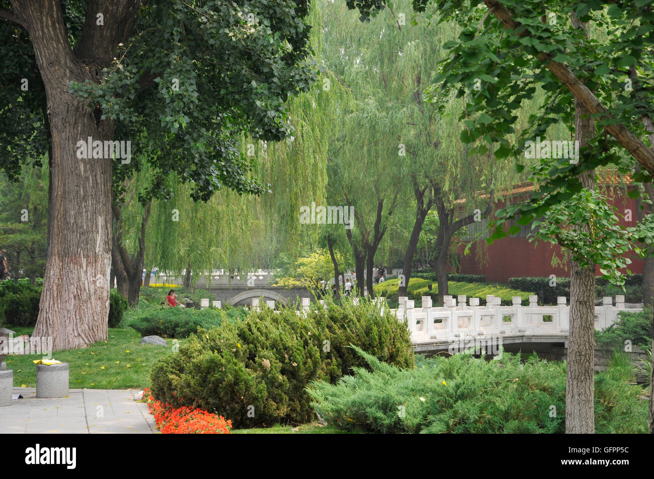 Parc Jingshan, Beijing Banque D'Images