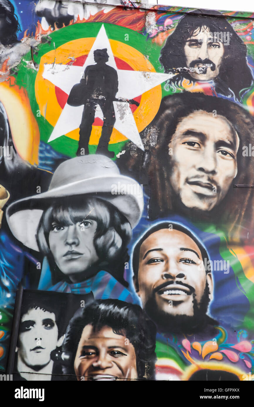L'art du graffiti à Brighton Banque D'Images