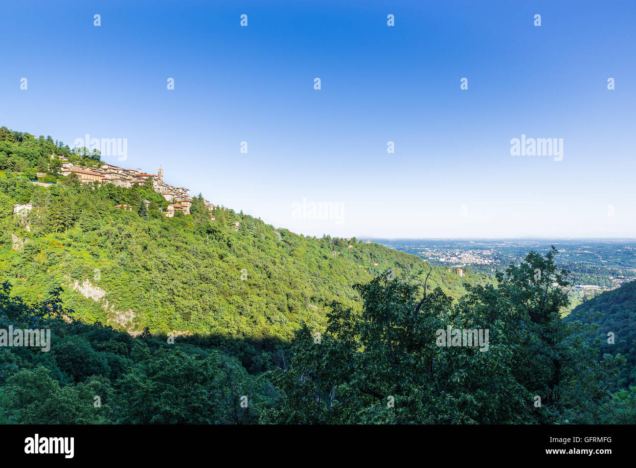 Sacro Monte de Varèse, Lombardie - Italie Banque D'Images