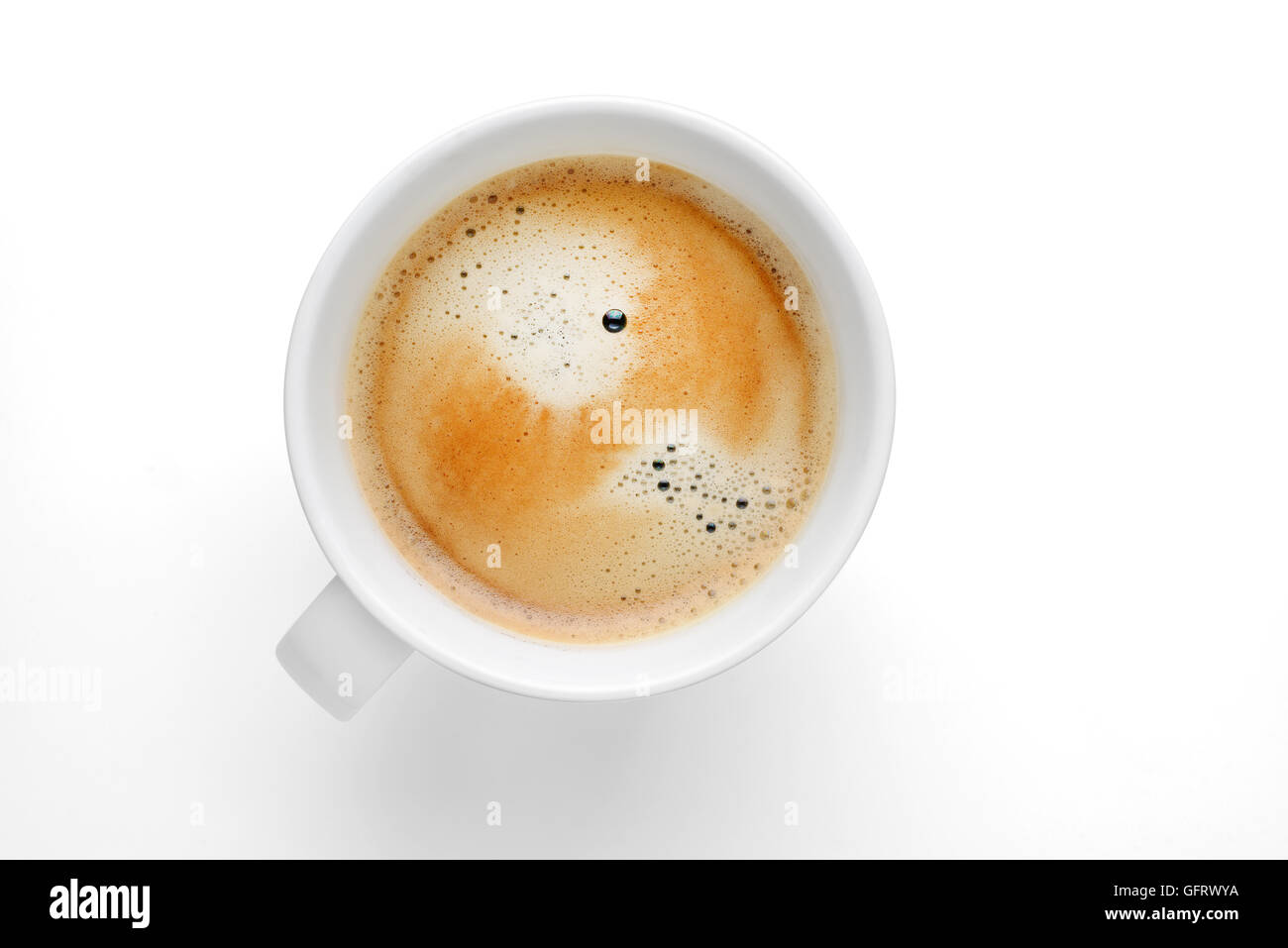Coffee cup with clipping path Banque D'Images