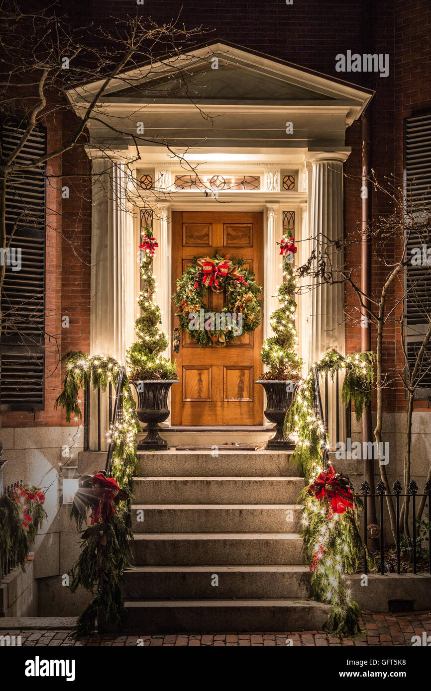Porte de Noël Banque D'Images