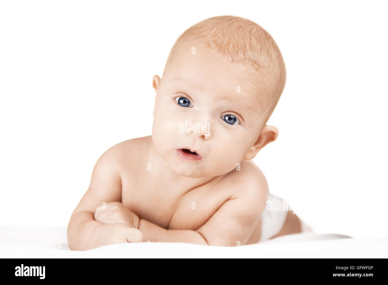 Portrait of a baby girl Banque D'Images