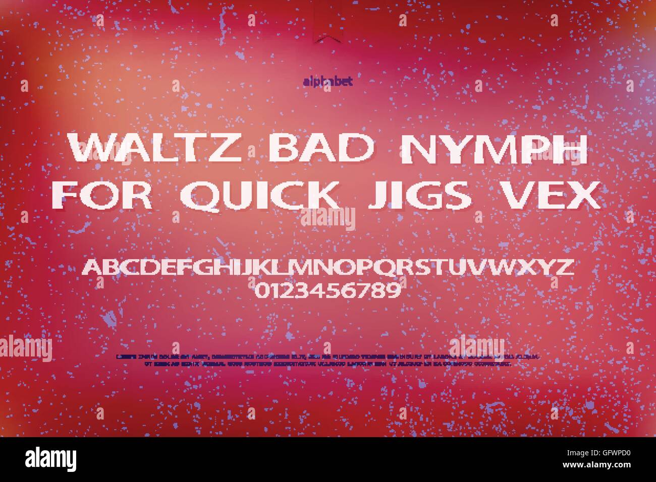 L'alphabet moderne des lettres et des chiffres. vector font type design. le style gras, contemporain d'icônes. lettrage composition brillante lumin. Illustration de Vecteur