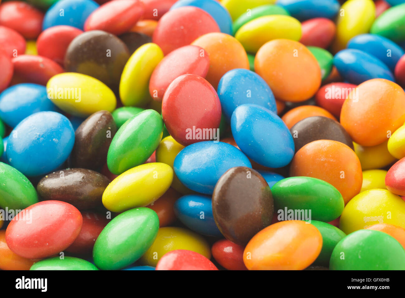 Bonbons colorés / bonbons Banque D'Images