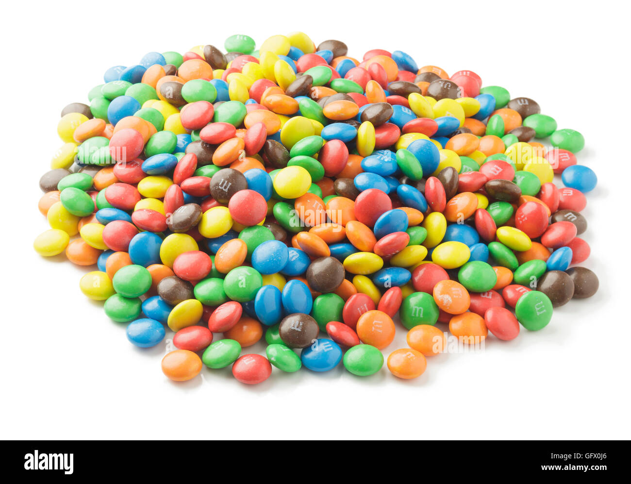 Bonbons colorés M & M s Banque D'Images