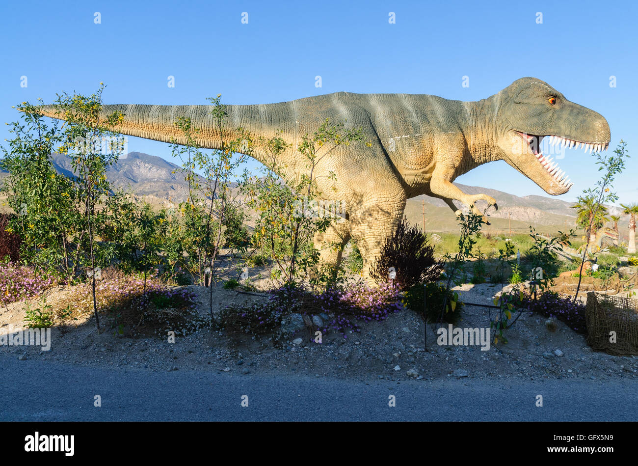 Dinosaures Cabazon Banque D'Images