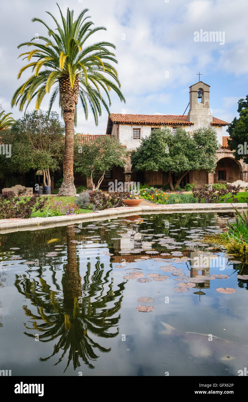 La mission de San Juan Capistrano Banque D'Images