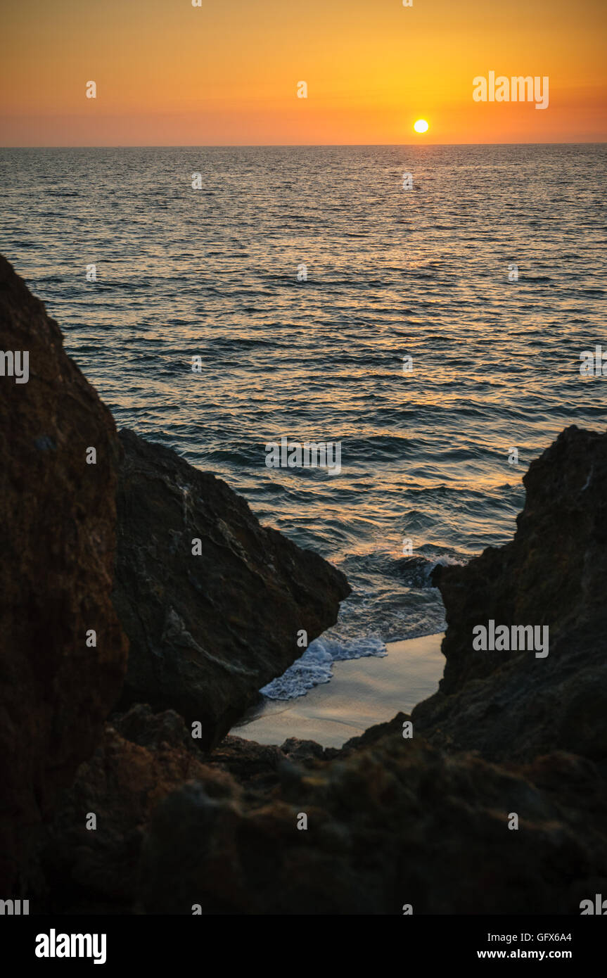 Point Dume State Beach Banque D'Images
