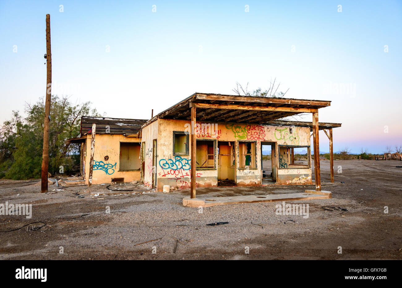 Mojave National Preserve Banque D'Images