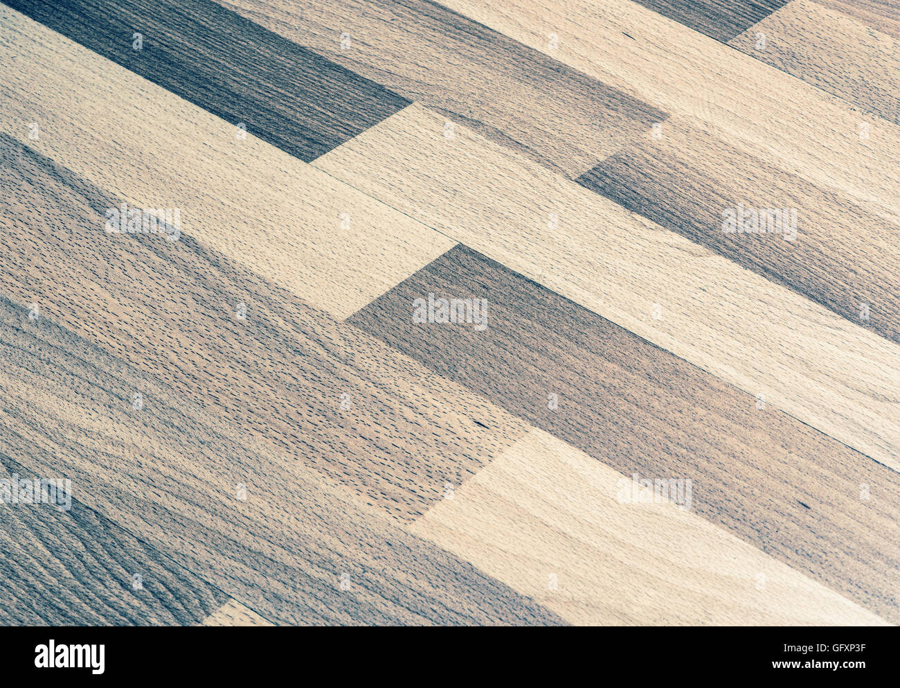 sol en parquet Banque D'Images